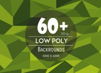 60+ Low Poly Backgrounds
