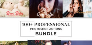 100+ Free Pro Photoshop Actions Bundle