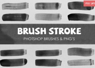 12 Free Watercolour Brush Stroke Vol.1