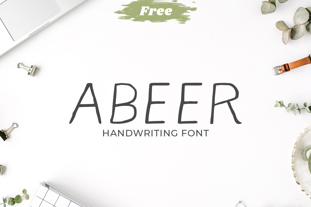 Free Abeer Handwriting Font