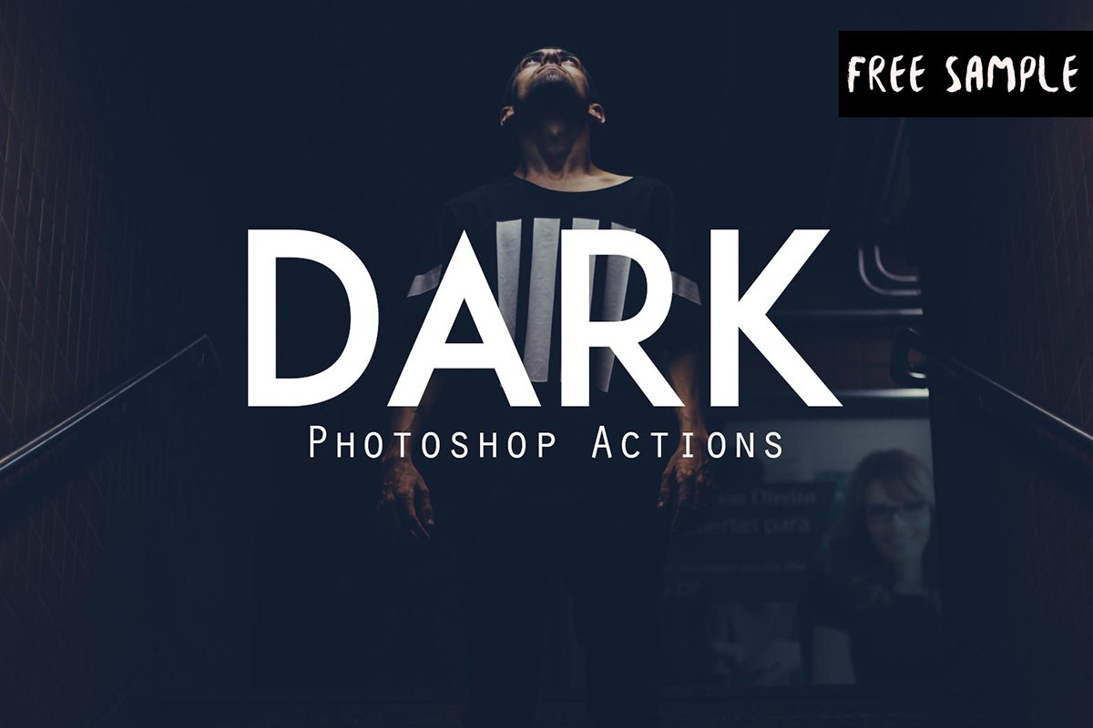 Free Dark Photoshop Actions1