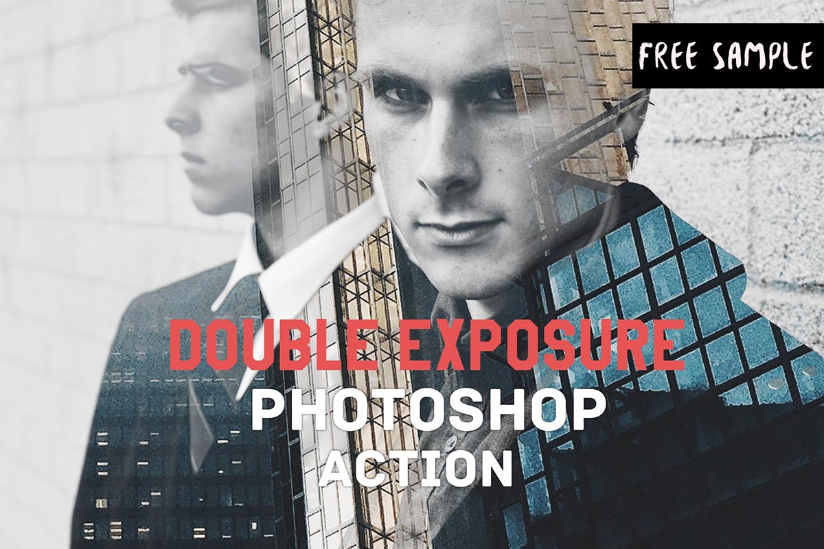 Free Double Exposure Photoshop Actions V1