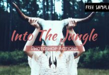 Free Into The Jungle Photoshop Actions