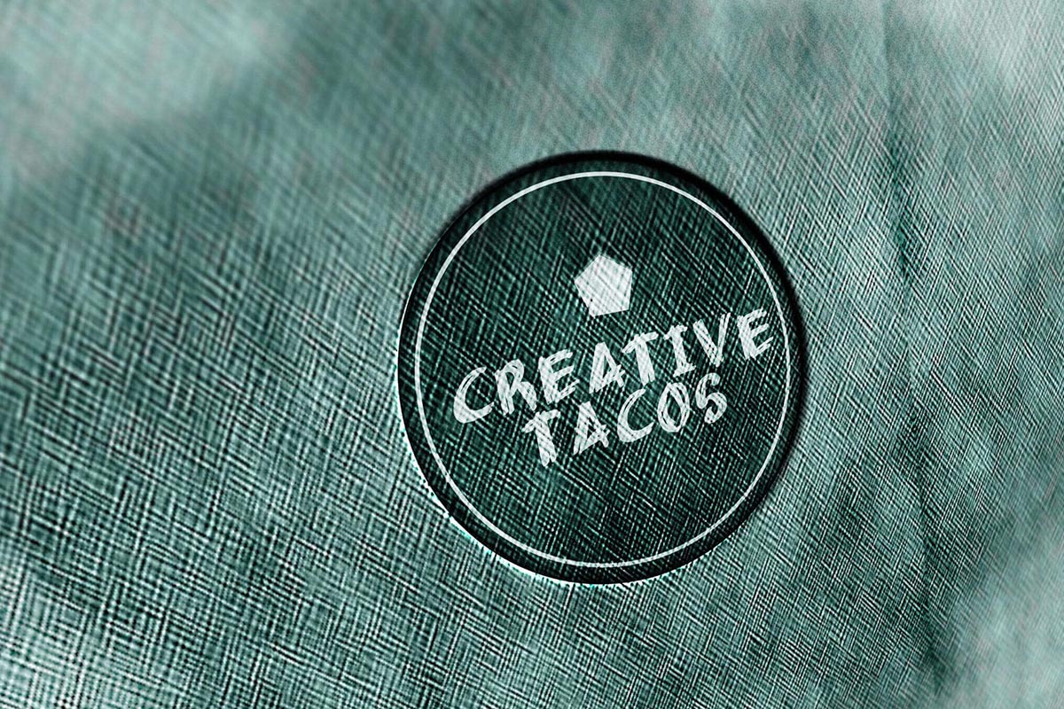 Download Free Canvas Wall Logo Mockup Creativetacos PSD Mockup Templates