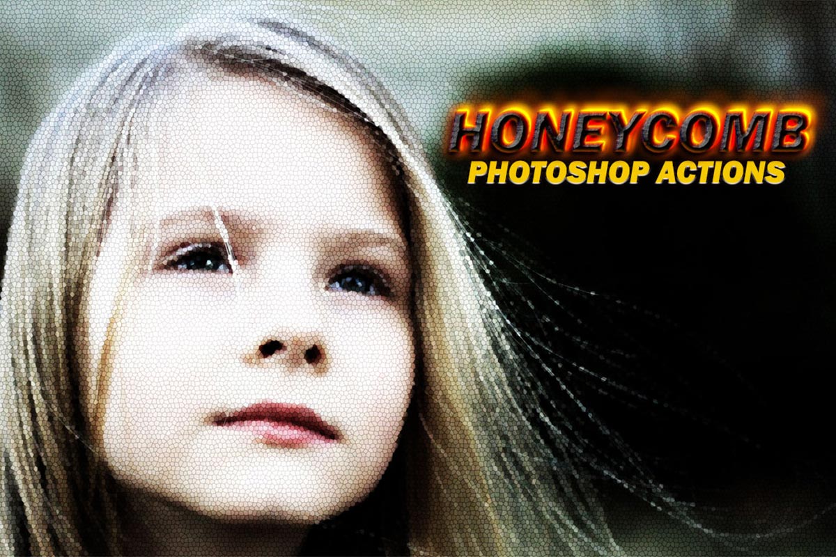 Free Honeycomb Photoshop Actions