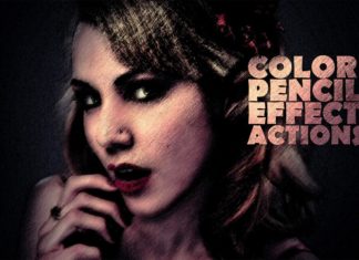 Free Color Pencil Sketch Actions Effects