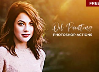 Free Oil Painting Photoshop Actions Version.2