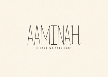 Aaminah Handwritten Font Feature Image