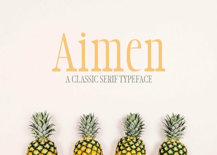 Aimen - A Classic Serif Typeface