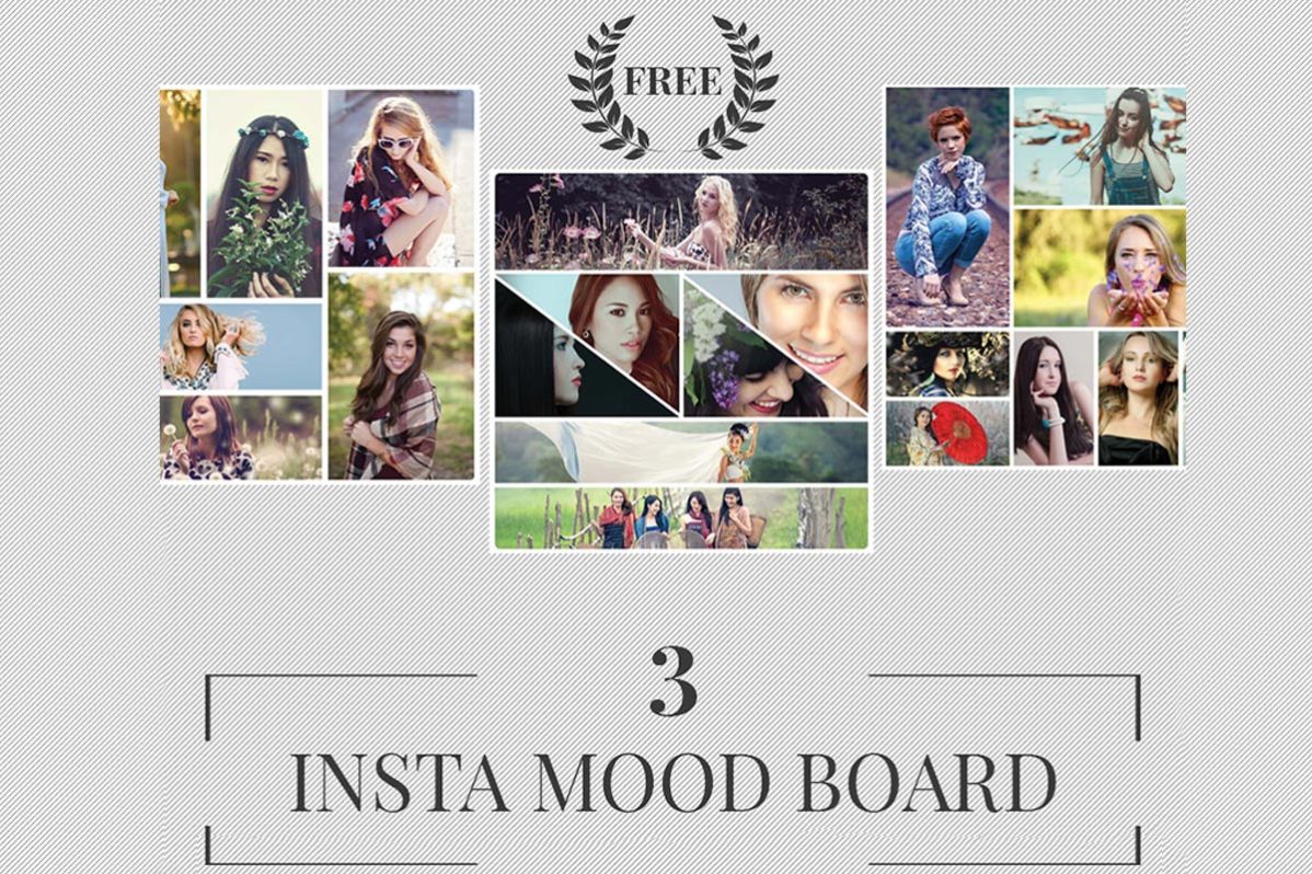 instagram mood board template