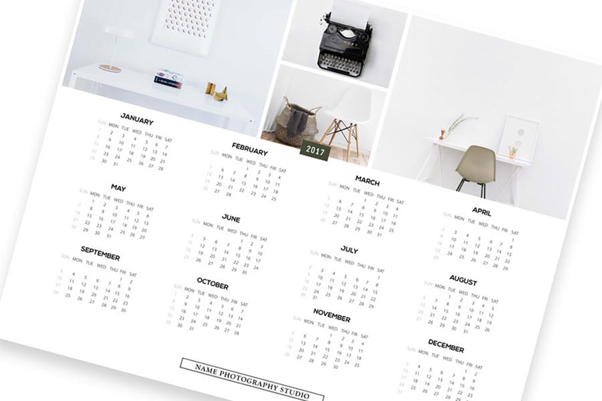 Minimalist Printable Calendar