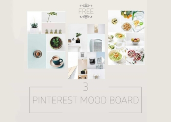 Free Minimalist Pinterest Mood Board Templates