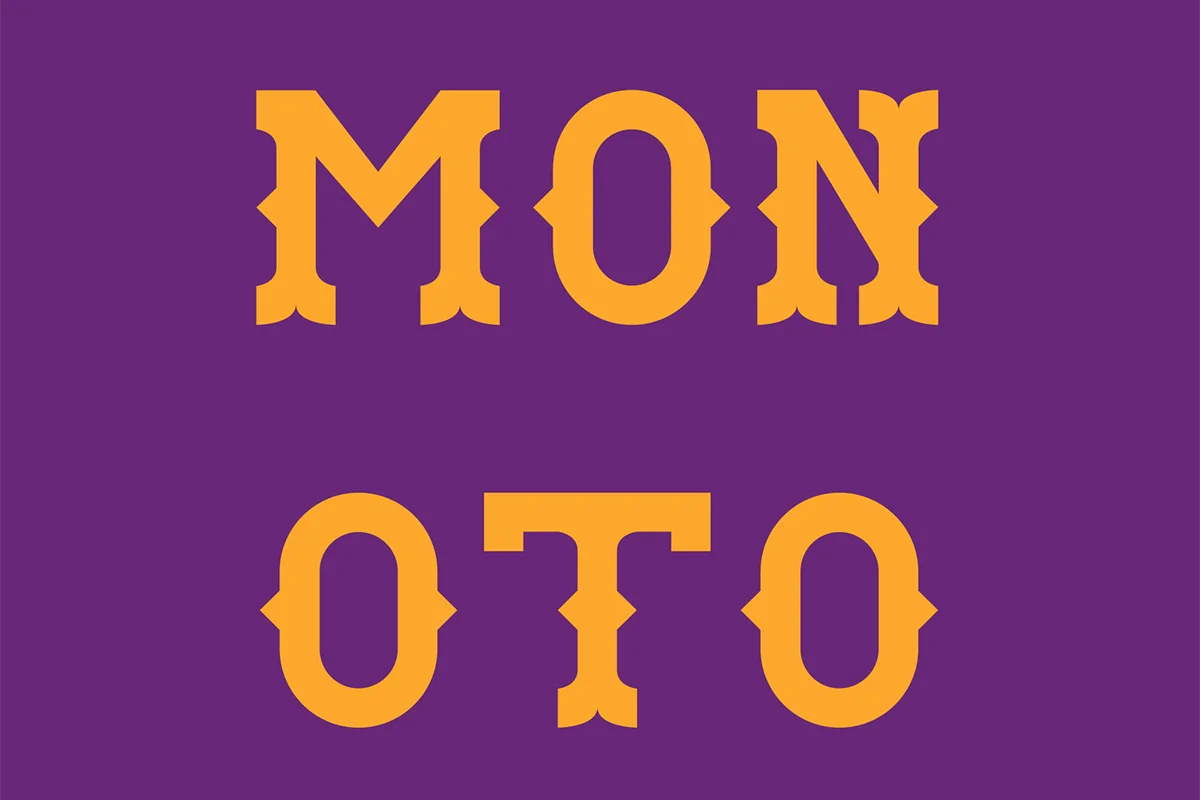 Monotonia Display Font Preview 1