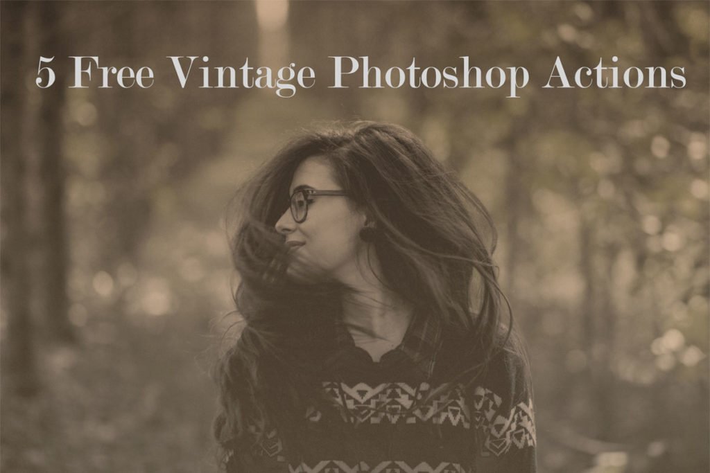 download action vintage photoshop gratis