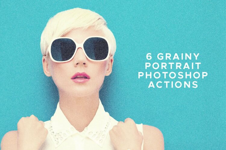 6 Free Grainy Portrait Photoshop Actions