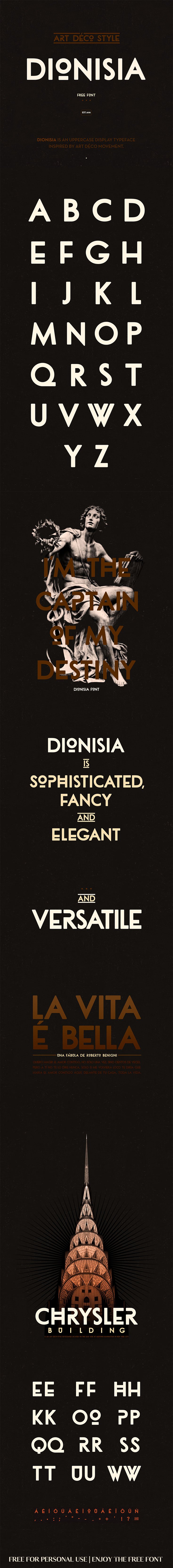 Free Dionisia Font