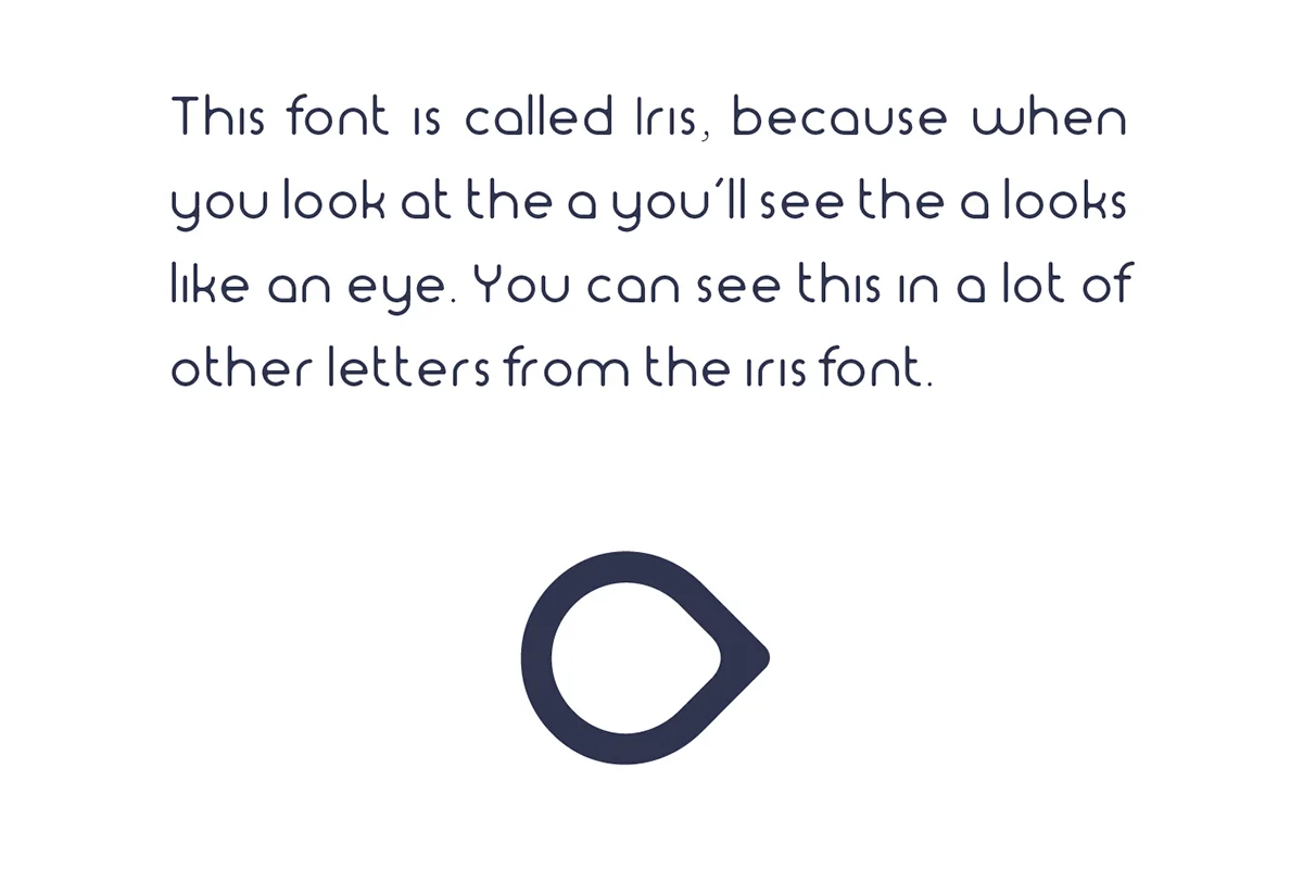 Iris Display Font Preview 3