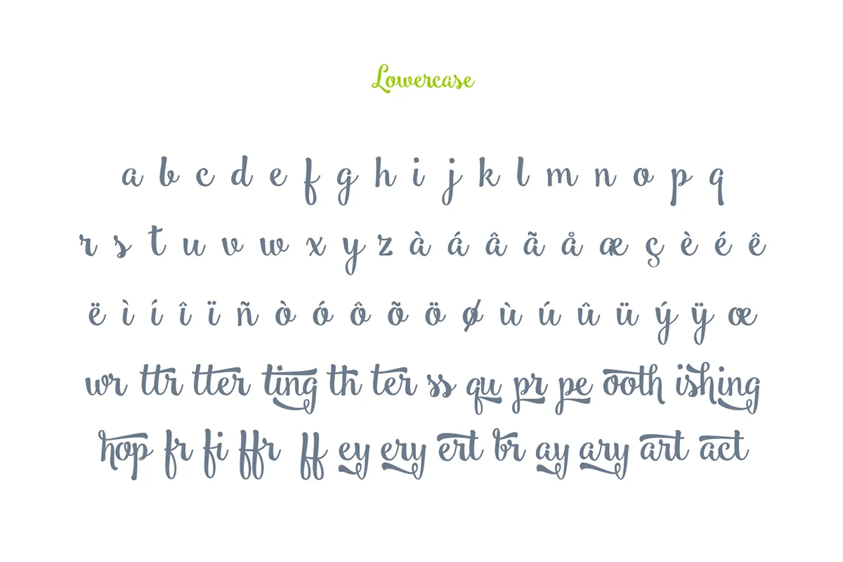 Smoothie Shoppe Script Font Preview 4