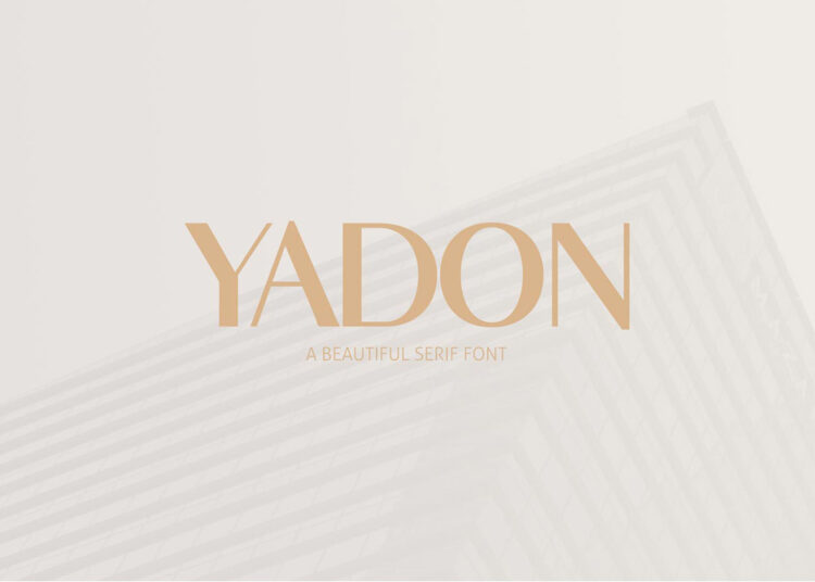 Yadon Sans Serif Font Preview Feature Image