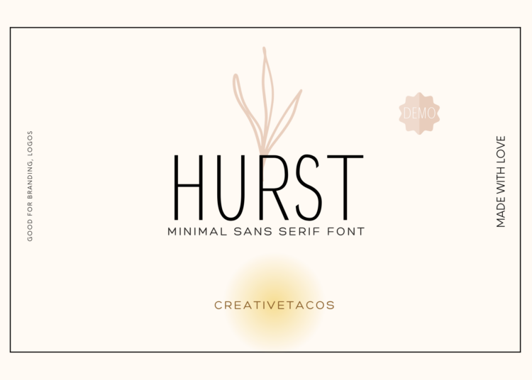 Free Hurst Sans Serif Font