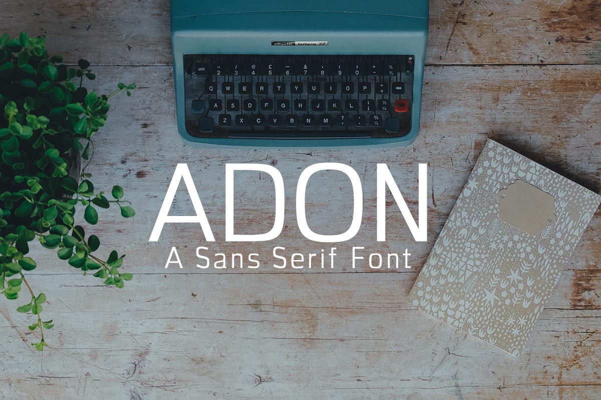 Free Adon Sans Serif Font