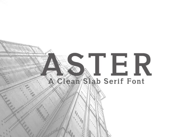 Aster Slab Serif Demo Font