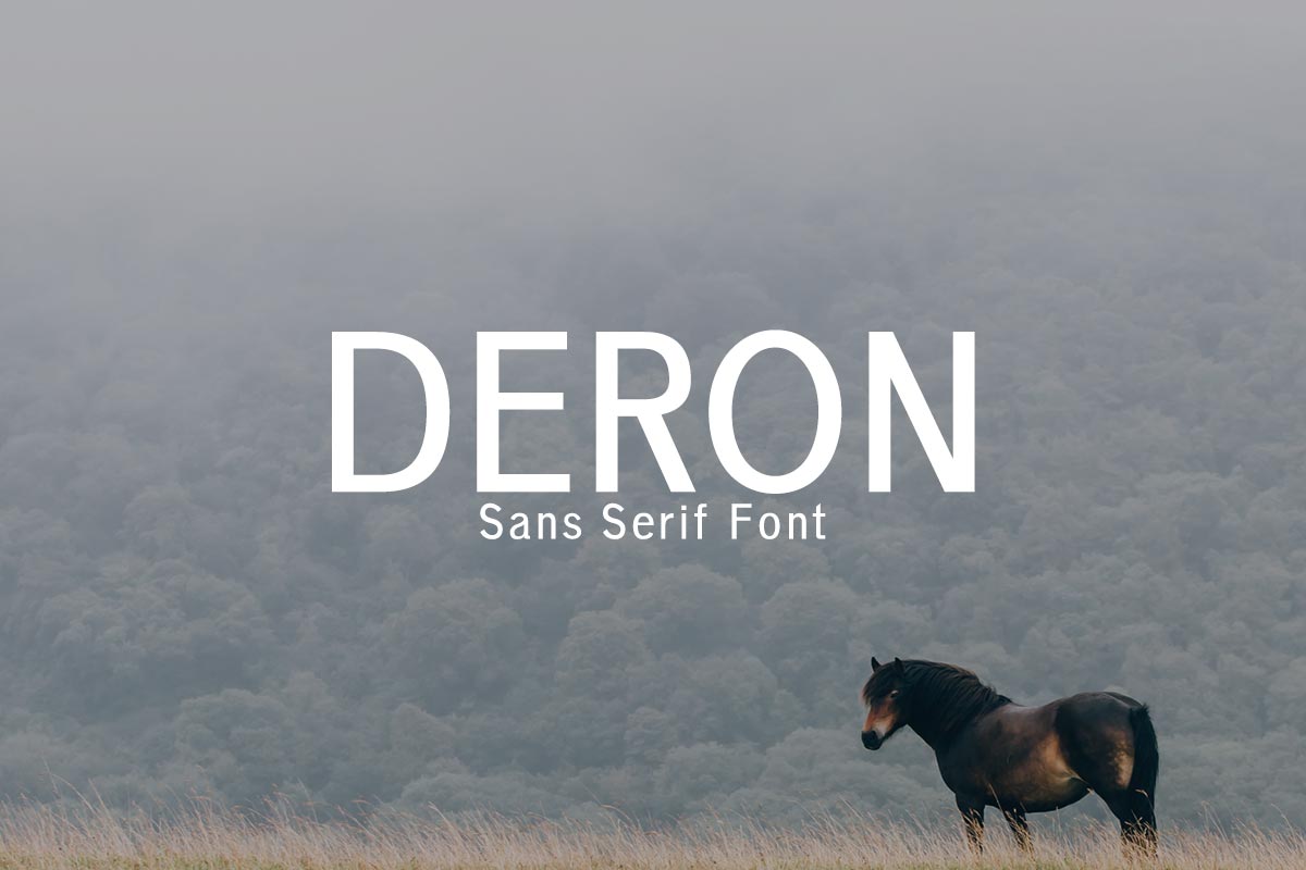 Free Deron Sans Serif Font