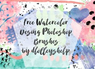 Free Watercolor Design Brushes