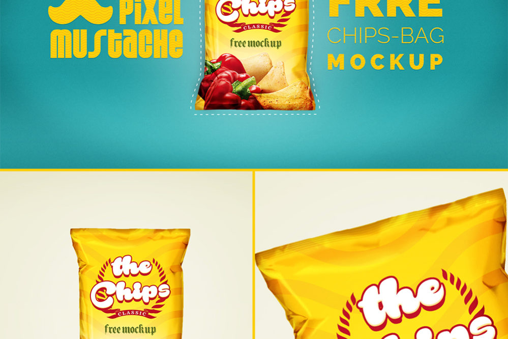 Download Free Realistic Chips Bag PSD Mockup — Creativetacos