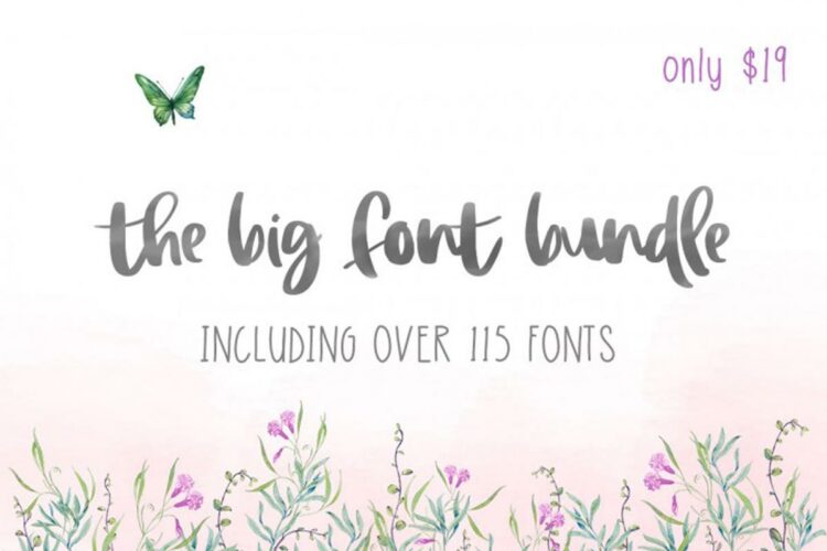 The Big Font Bundle