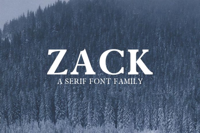 Zack Serif Demo Font