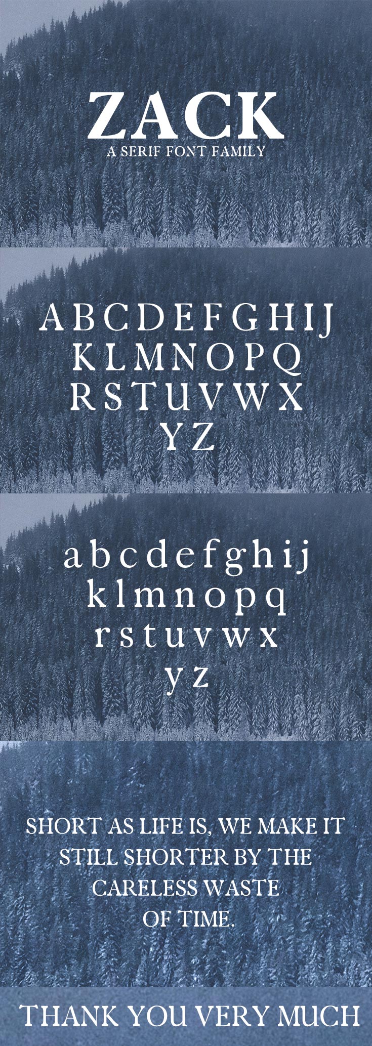 Zack Serif Font