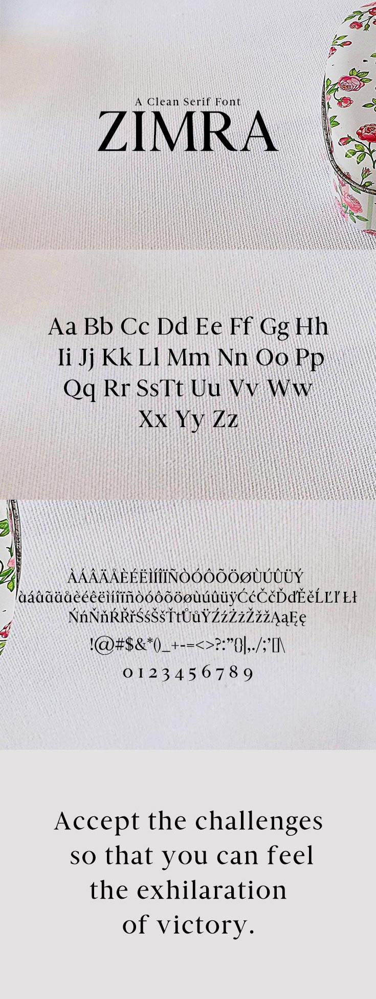 Zimra Serif Font