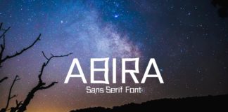 Free Abira Sans Serif Font