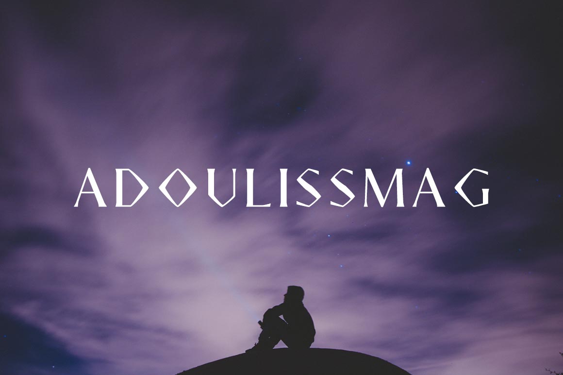 Free AdoulissMag Serif Font