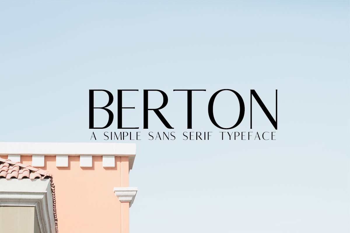 Free Berton Sans Serif Font
