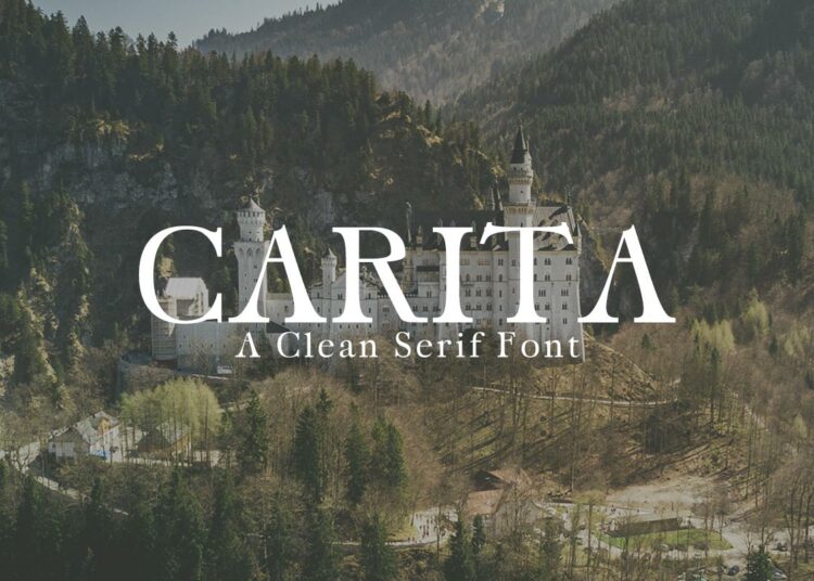 Free Carita Serif Font