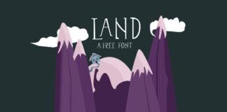 Free Land Display Font
