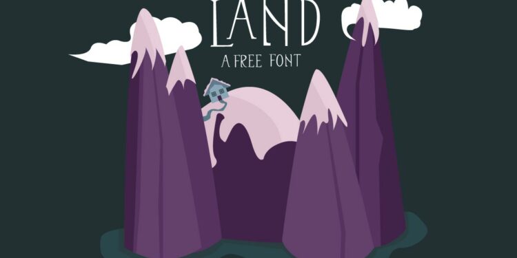 Free Land Display Font