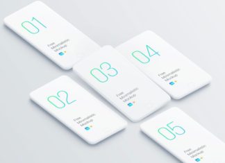 Free Minimalistic Phone Mockups for Your Presentations