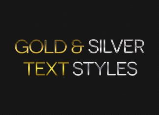 Gold Silver Text Styles