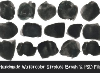 Watercolor Strokes Brushes