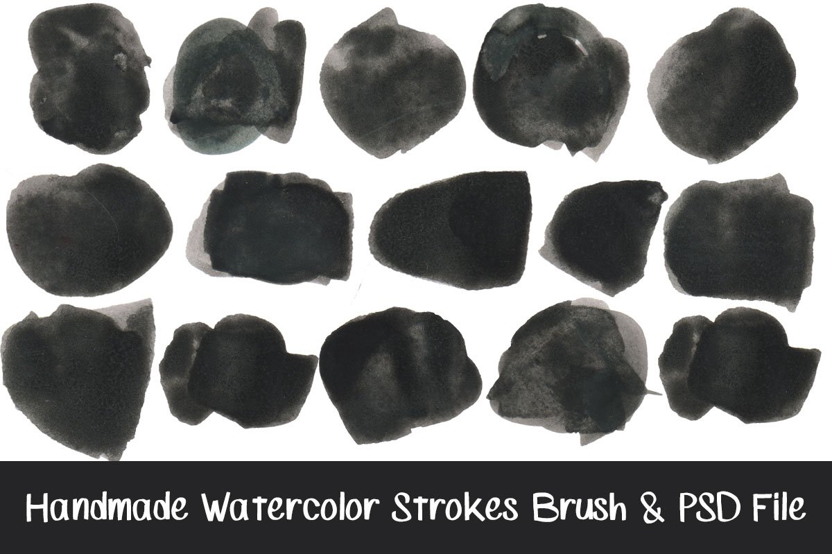 Watercolor Strokes Brushes