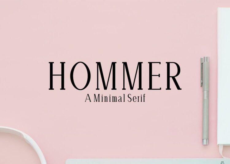 Free Hommer Serif Font