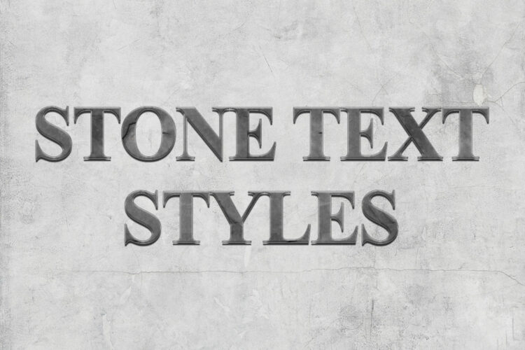 Free Stone Text Styles