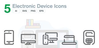 5 Free Electronic Device Icons