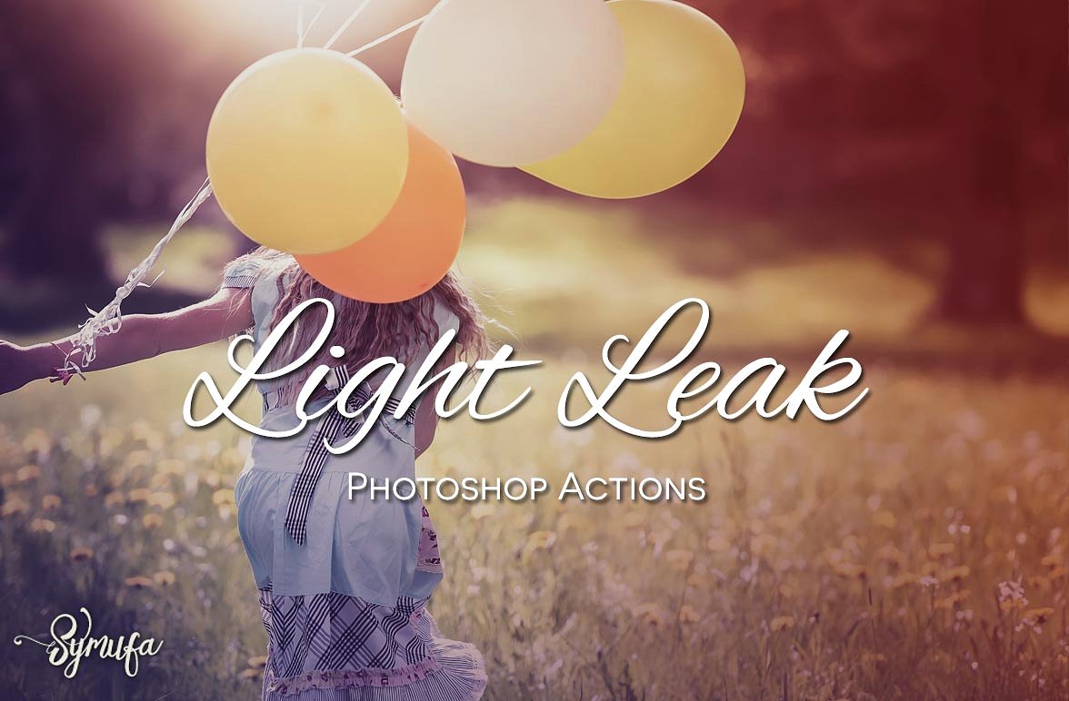 light leak photoshop actions display