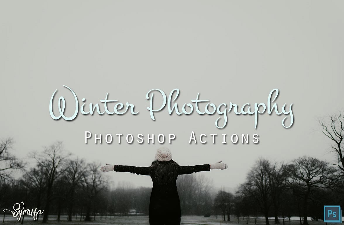 winter effect photoshop action display