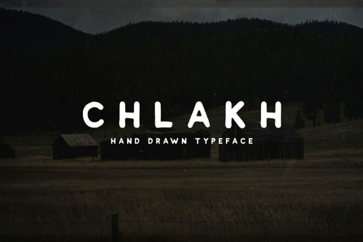 Free Chlakh Hand Drawn Font