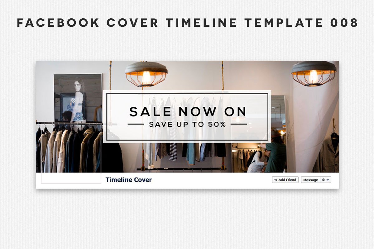 Free Facebook Cover Timeline Template 8